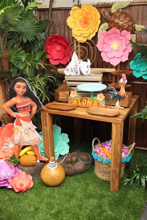 Moana Birthday Party Ideas Photo Of Moana Themed Party Moana