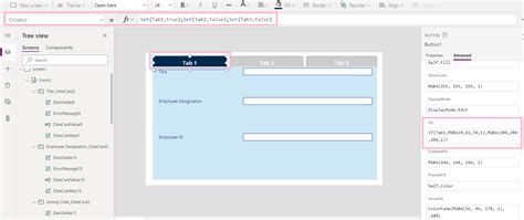 How To Create Tabs In Powerapps