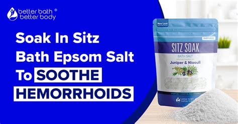 Epsom Salt For Hemorrhoid Soothing 52 Off