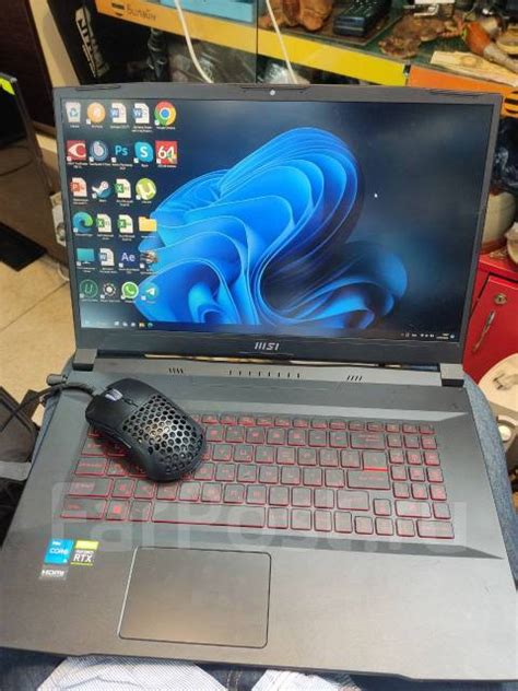 17.3" Ноутбук MSI Katana GF76 12UC-25 Игровой SSD500GB 12GB, 17", 500 ...
