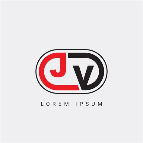 Premium Vector Jv Or Vj Letter Initial Logo Design Vector Template