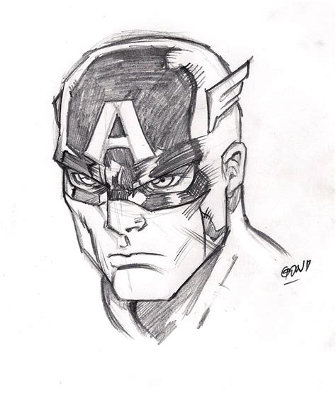 Captain America Face by pollomaxx on DeviantArt