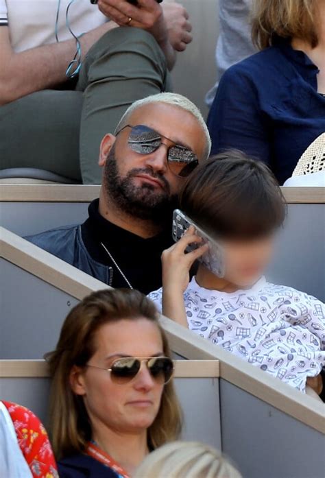 Photo Cyril Hanouna Et Son Fils Lino Dans Les Tribunes Lors Des