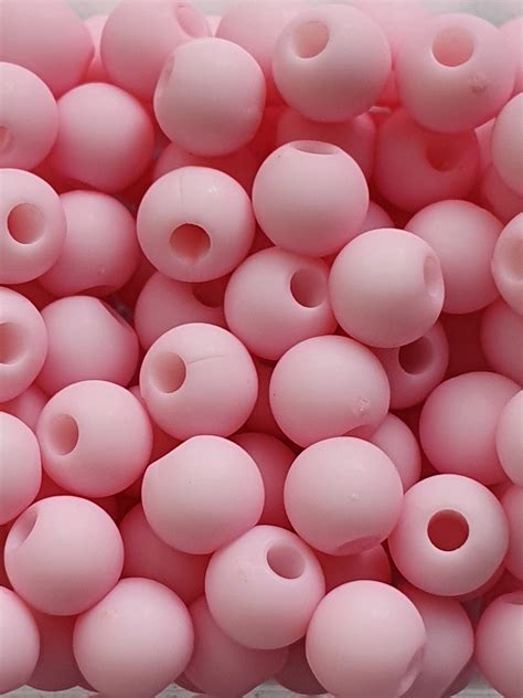 Acryl Bubble Pink ca 4mm ᴓ 1 2mm Acryl Kraal Sparklin Moon