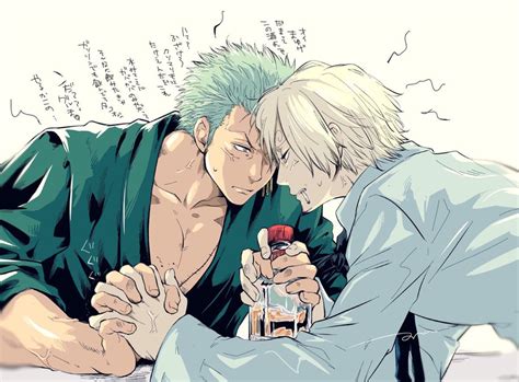 Roronoa Zoro And Sanji One Piece Drawn By Pra Prapon Danbooru