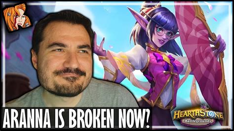 New Aranna Is So Broken Hearthstone Battlegrounds Youtube