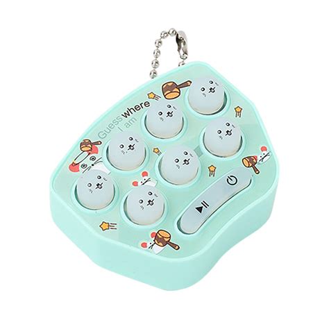 Julydeer Whack A Mole Spiel Led Mini Hamster Memory Spiel Schl