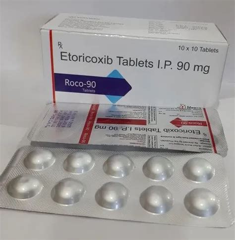 Etoricoxib Tablet Packaging Type Strip Packaging Size 1x10 At Rs 88