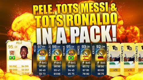 Pele Tots Messi Tots Ronaldo In A Pack Best Fifa Tots Pack