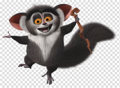 Julien Lemur Madagascar Animation Character Lilo Transparent