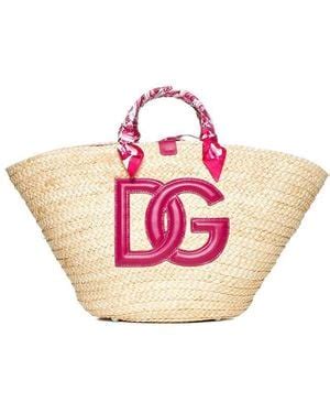 Women S Dolce Gabbana Beach Bag Tote And Straw Bags From Lyst