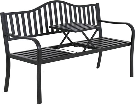 Park Bench Metal Bench Garden Bench Chair Outdoor Benches Clearance Patio Bench Yard Bench Porch ...