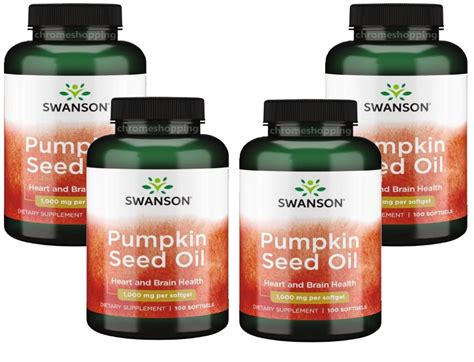 Swanson Pumpkin Seed Oil Mg Softgels Uk Seller