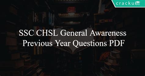 Ssc Chsl General Awareness Previous Year Questions Pdf Cracku