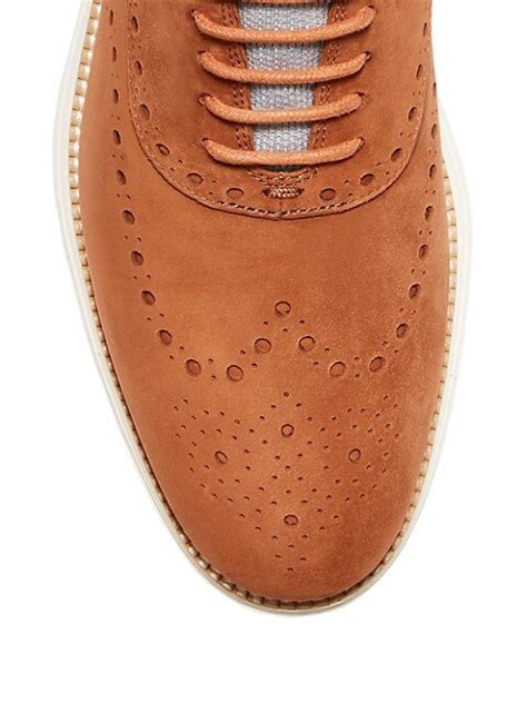 Cole Haan Original Grand Ultra Wingtip Suede Oxford Saksfifthavenue