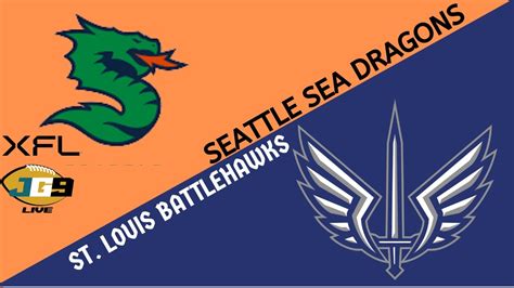 Xfl Live Stream Seattle Sea Dragons At St Louis Battlehawks Youtube