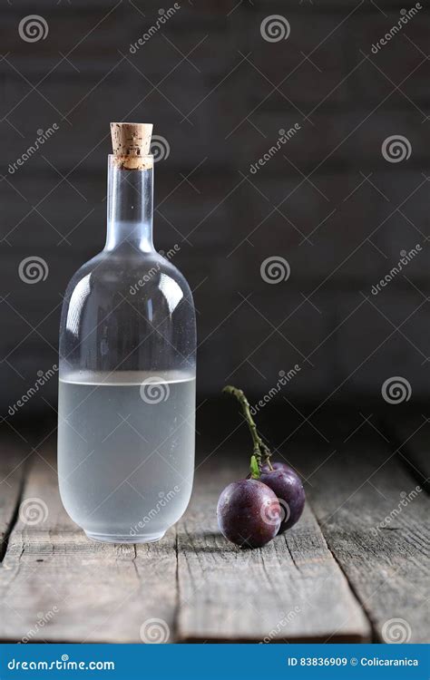 Plumb Brandy Romanian Tuica Stock Image Image Of Nature Romanian