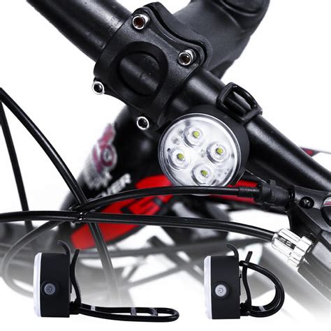 Cheap Ld Usb Rechargeable Bike Light Set Super Bright Bicycle