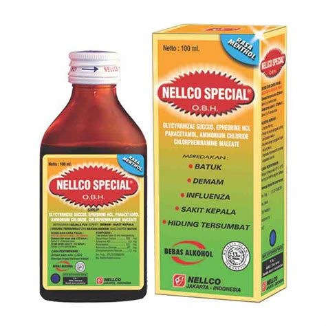 OBH NELLCO SPECIAL SYRUP OBT BATUK Lazada Indonesia