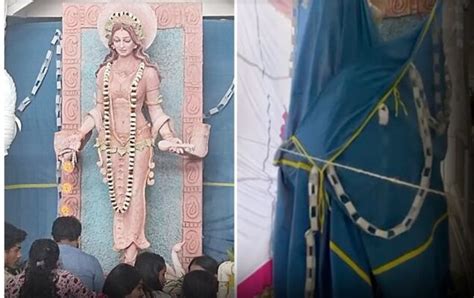 Protest Erupts Over Idol Of Goddess Saraswati In Tripura College North East Rising