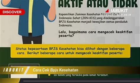 Intip Rahasia Cara Cek Bpjs Kesehatan Yang Wajib Kamu Intip