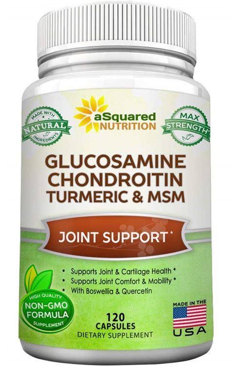 Buy Asquared Tion Glucosamine Chondroitin Turmeric Msm Boswellia