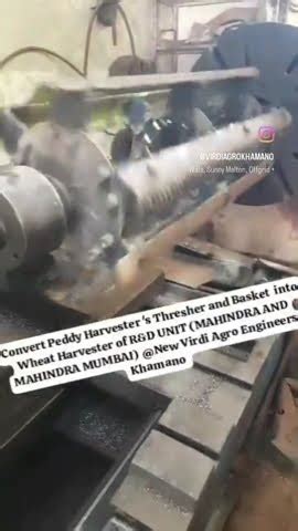 Convert Peddy Into Wheat Harvester Of R D Unit Mahindra Mumbai New