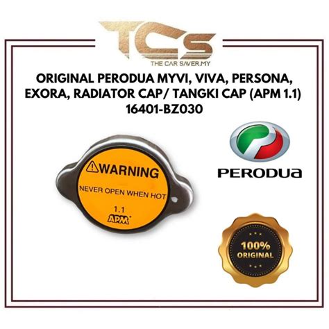 ORIGINAL PERODUA MYVI VIVA PERSONA EXORA RADIATOR CAP TANGKI CAP