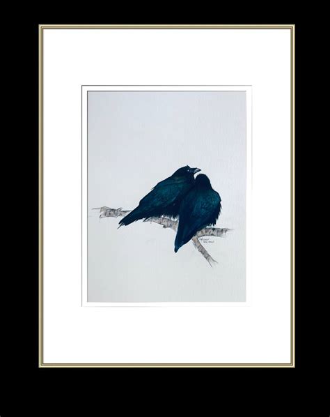 Raven Love Drawing by Shabs Beigh | Saatchi Art