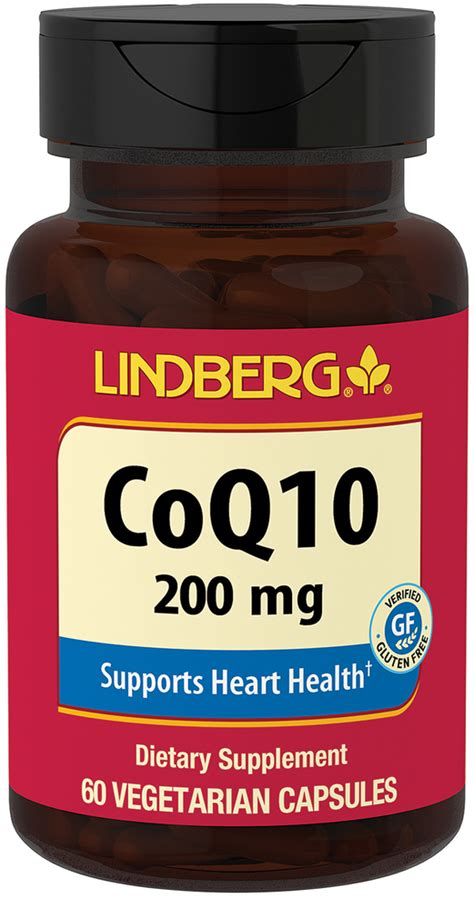 Coq10 200 Mg 60 Vegetarian Capsules Pipingrock Health Products