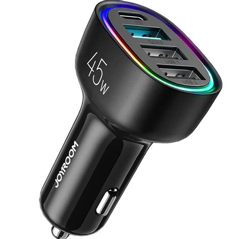 Joyroom 4 Port Fast Car Charger Black Price In Bahrain Buy Joyroom 4 Port Fast Car Charger