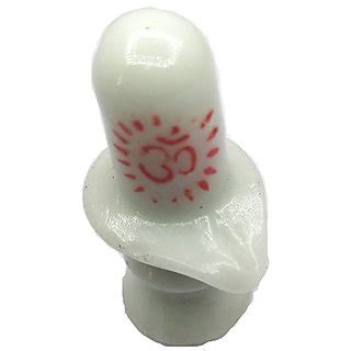 Buy Raviour Lifestyle White Shivling Lord Shiva Idol Shiva Lingam For