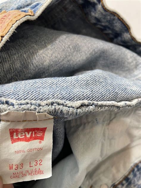 Levis Jeans Mens X Blue Vintage S Made In Usa Button Fly New