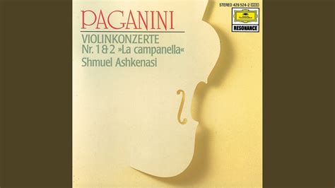 Paganini Violin Concerto No 1 In D Major Op 6 Ms 21 3 Rondo