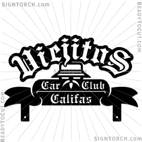 Viejitos Car Club DXF SVG Cut Files for CNC Plasma, Router, Laser ...