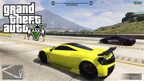 GTA 5 Online Progen T20 VS Pegassi Osiris Dragrace Comparison Speed