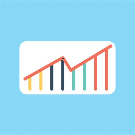 Premium Vector Analytics Graph Icon