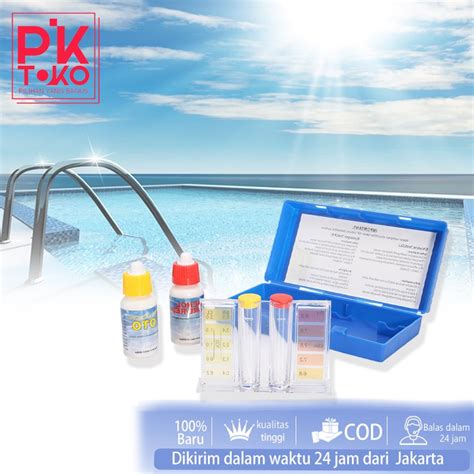 Jual In Kit Tes Kolam Renang Ph Cl Test Kit Testkit Air Ph Dan