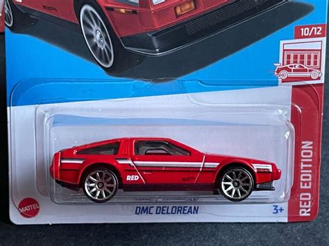 2023 Hot Wheels TARGET Red Edition 10 12 Delorean GMC Hummer EV