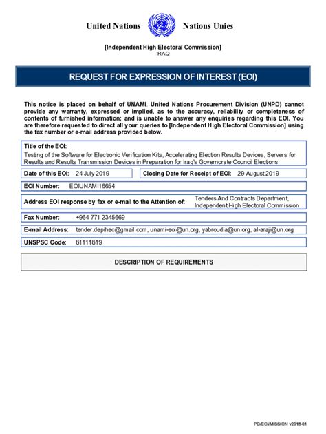 Fillable Online Dppa Un OrgenmissionUNAMIDepartment Of Political And