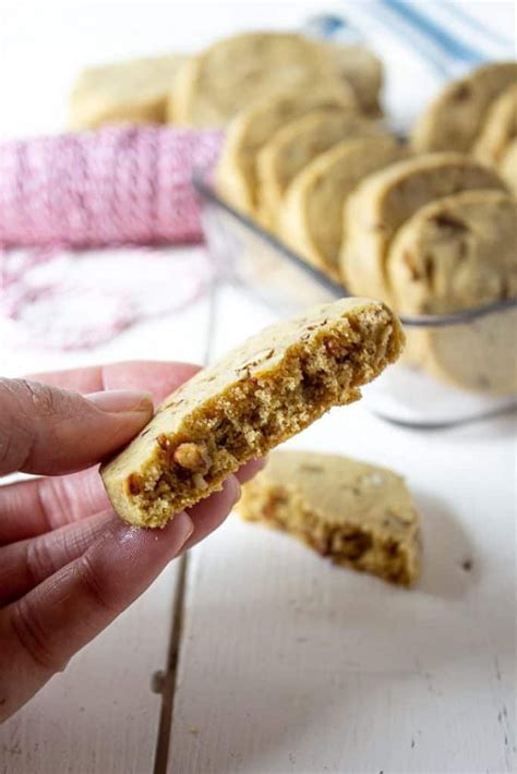 Pecan Icebox Cookies Are Made Ahead Of Time And The Dough Is Frozen For At Least 12 Hours Then