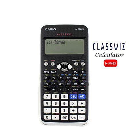 Sl Casio Scientific Classwiz Calculator Fx 570ex 552 Functions Oem Shopee Malaysia