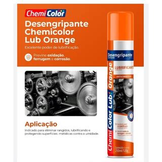 Desengripante Chemicolor Lub Orange 250ml 120g Shopee Brasil