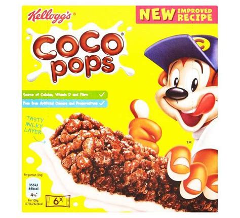 Kellogg S Coco Pops Cereal Milk Snack Bars G Per Bar Pack Of