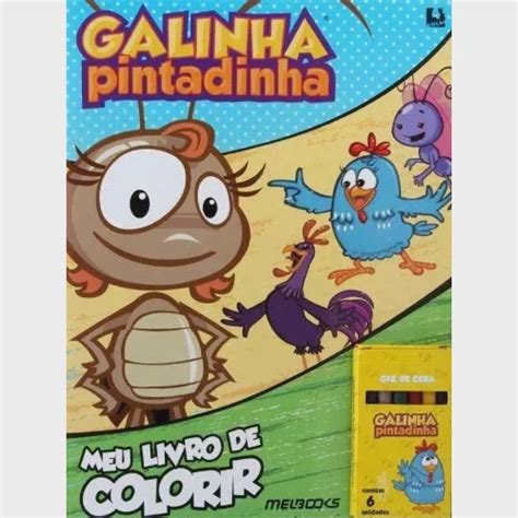 Galinha Pintadinha Meu Livro De Colorir Giz No Shoptime