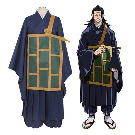 Anime Jujutsu Kaisen Suguru Geto Outfits Cosplay Costume Cosplay Clans