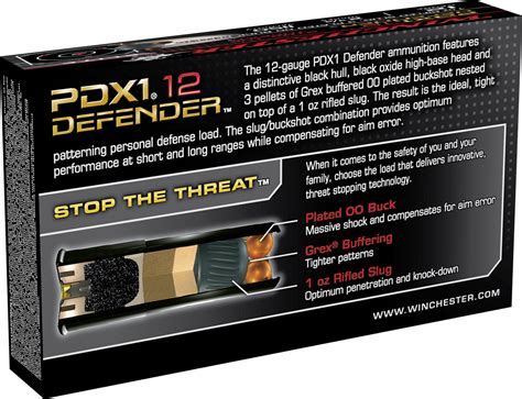 S12pdx1 Defender Shotshell Ammo Winchester Ammunition