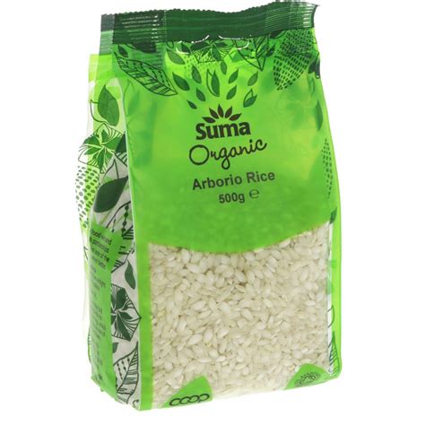 Suma Prepacks Organic Arborio Rice 500g Ethical Superstore