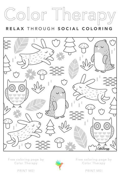 Color Therapy T Of The Day Free Coloring Page Free Coloring Pages