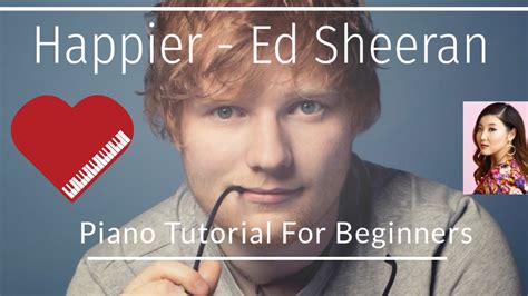 Happier Ed Sheeran Easy Piano Tutorial Youtube